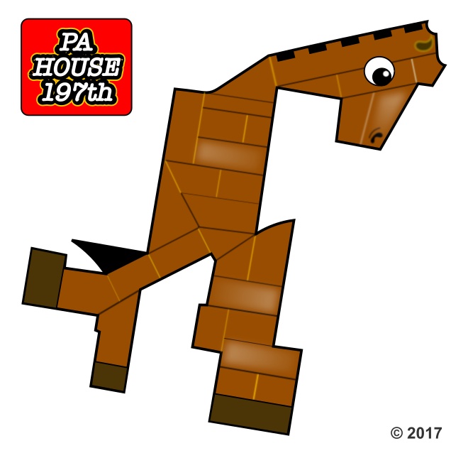 Horse Built with LEGOs